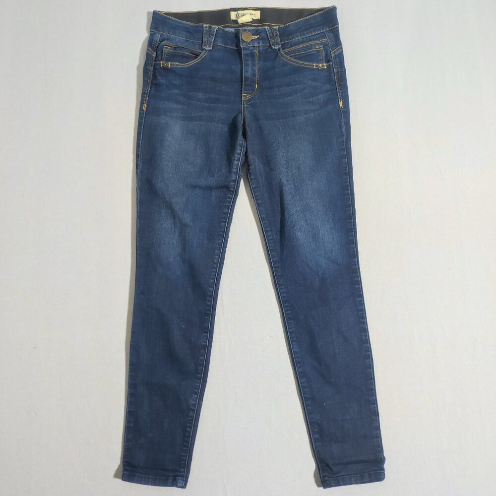 Democracy jeggings women's size 8 ink blue Jean "Ab"Solution stretchy